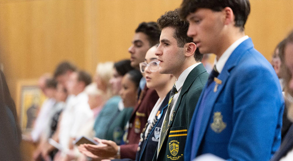 Bishop of Parramatta Student Excellence Awards at St Patrick's Cathedral.